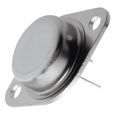 Transistor NPN Silicio / 50V 30A 150W / Encapsulado TO-3 / Protección Fuentes / Compatible RS-12A RS-20A / Alta Corriente