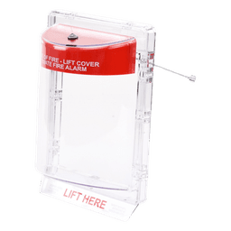 Cubierta Protectora Serie Stopper IIÆ De Policarbonato Super Resistente, Montaje Empotrado, Texto En Inglés, Sin Bocina