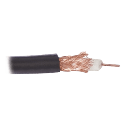 ( Precio Por Metro ) Cable RG59, Conductor Central De Alambre De Cobre Calibre 20, Blindado De Malla Trenzada De Cobre 80%, Aislante De Polietileno Sólido. Hasta Agotar Existencias