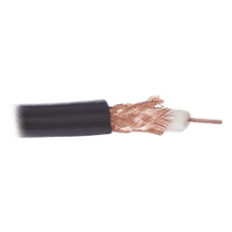 ( Precio Por Metro ) Cable RG59, Conductor Central De Alambre De Cobre Calibre 20, Blindado De Malla Trenzada De Cobre 80%, Aislante De Polietileno Sólido. Hasta Agotar Existencias