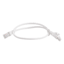 Cable de Parcheo UTP Cat5e - 0.5 Metros (1.64 Pies) - Blanco