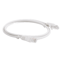 Cable de Parcheo UTP Cat5e - 1 Metro (3.28 Pies) - Blanco
