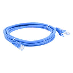 Cable de Parcheo UTP Cat5e - 2 Metros (6.56 Pies) - Azul