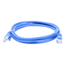 Cable de Parcheo UTP Cat5e - 2 Metros (6.56 Pies) - Azul