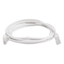 Cable de Parcheo UTP Cat5e - 2 Metros (6.56 Pies) - Blanco