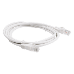 Cable de Parcheo UTP Cat5e - 2 Metros (6.56 Pies) - Blanco