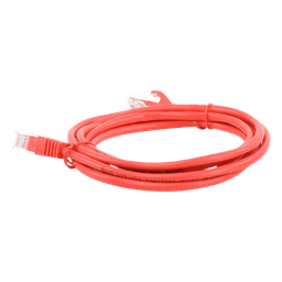 Cable de Parcheo UTP Cat5e - 2.0 Metros (6.56 Pies) - Rojo