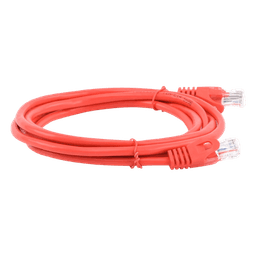 Cable de Parcheo UTP Cat5e - 2.0 Metros (6.56 Pies) - Rojo