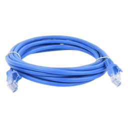 Cable de Parcheo UTP Cat5e - 3 Metros (9.84 Pies) - Azul