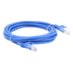 Cable de Parcheo UTP Cat5e - 3 Metros (9.84 Pies) - Azul