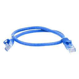 Cable de Parcheo UTP Cat6 - 0.5 Metros (1.64 Pies) - Azul