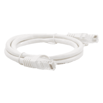 Cable de Parcheo UTP Cat6 - 1 Metro (3.28 Pies) - Blanco