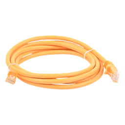 Cable de Parcheo UTP Cat6 - 2 Metros (6.56 Pies) - Amarillo