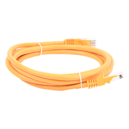 Cable de Parcheo UTP Cat6 - 2 Metros (6.56 Pies) - Amarillo