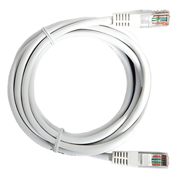 Cable de Parcheo UTP Cat6 - 3.0 Metros (9.84 Pies) - Blanco