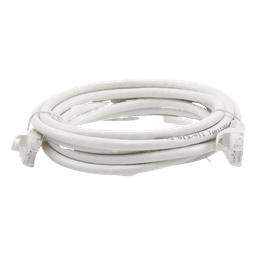 Cable de Parcheo UTP Cat6 - 3.0 Metros (9.84 Pies) - Blanco