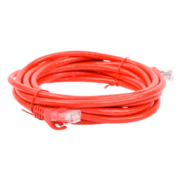 Cable de Parcheo UTP Cat6 - 3.0 Metros (9.84 Pies) - Rojo