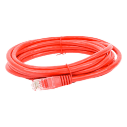 Cable de Parcheo UTP Cat6 - 3.0 Metros (9.84 Pies) - Rojo