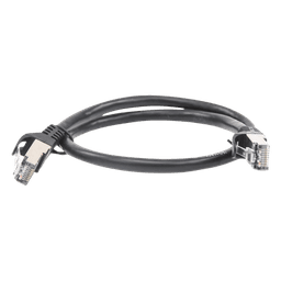 Cable de Parcheo FTP Cat6 - 0.5 Metros (1.64 Pies) - Negro