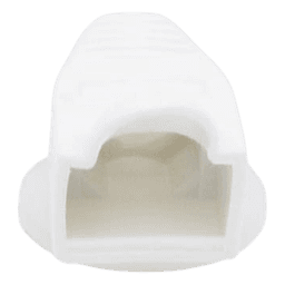 Bota Plástica para Protección de Plug RJ45, Color Blanco