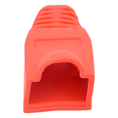 Bota Plástica para Protección de Plug RJ45, Color Rojo