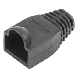 Bota Plástica para Protección de Plug RJ45, Color Negro