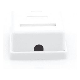 Caja de Pared con 1 Puerto Keystone, Incluye Jack Cat5e
