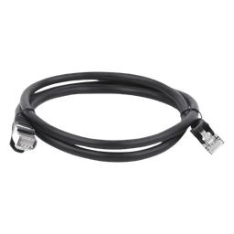Cable de Parcheo / FTP Cat6 / 1.0m (3.28 ft) / 26 AWG / Blindado / Negro