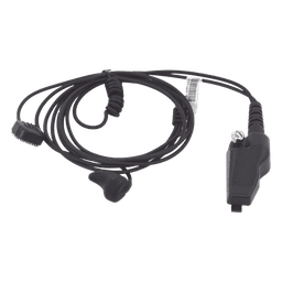 Micrófono-Audífono Profesional / Cancelación de Ruido / Cable Kevlar 20 kg / PTT de Anillo / Compatible Kenwood Serie 80/90/140/180/NX