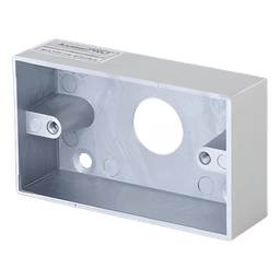 Caja cromada para instalación del botón PRO800B