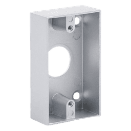 Caja cromada para instalación del botón PRO800B