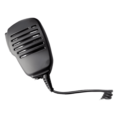 Micrófono-Bocina / Ultra Compacto / Conector 3.5 mm / Cable Kevlar 40 kg / PTT Táctil / Clip Rotativo