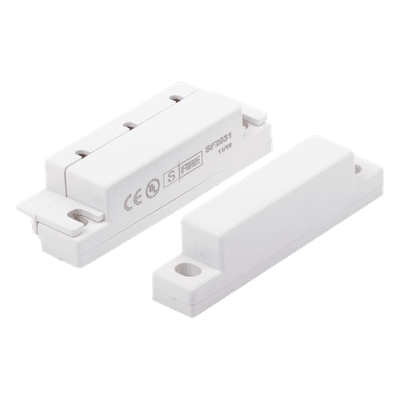 Contacto magnético para puertas y ventanas color blanco / GAP: 33 mm
