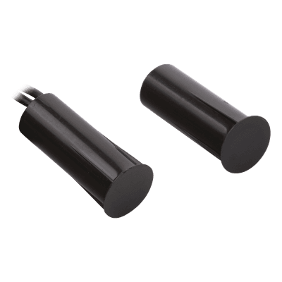 Contacto Magnético de Empotrar para Puertas y Ventanas / GAP 19 mm / Color Café / 12VCC