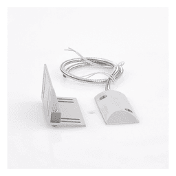Contacto Magnético para Piso Uso Rudo / GAP 75 mm (3 in) / Cable Blindado 55 cm / Placa de Montaje en L / 12 VCC