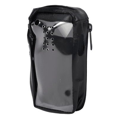 Funda de Piel Reforzada con Visor Frontal Transparente, para NX-220K y NX-320K.