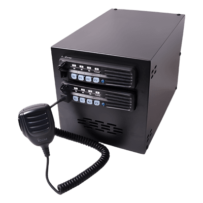 Repetidor Compacto UHF, 450-512, 45 W con IC-F6013.