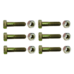 Paquete de 6 tornillos grado 5 y tuercas tropicalizadas 1/4 x 1-1/4". Para STZ30/SCZ30/SCZ30P.