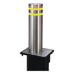 Pilona o Bolardo Neumático / 100% Acero Inoxidable / Alta Velocidad / 275MM Diámetro / Acabado de Lujo