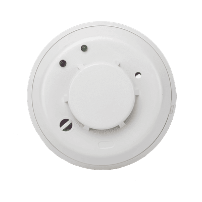 Detector dual fotoeléctrico de humo y calor inalámbrico con transmisor integrado, serie 5800