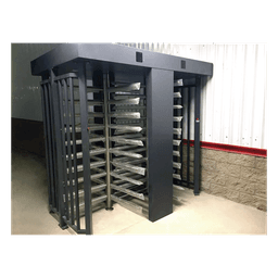Torniquete Doble / Cuerpo Completo / Interior/Exterior / 100% Acero con Pintura Gris / EJE CENTRAL de Acero Inoxidable / Acabado de Lujo / Alto Tráfico