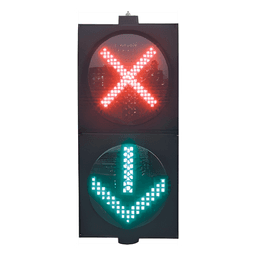 Semáforo Doble con Indicador Alto y Siga.