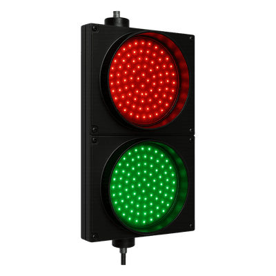 Semáforo / Señalización Rojo y Verde / Diametro 20 cm.
