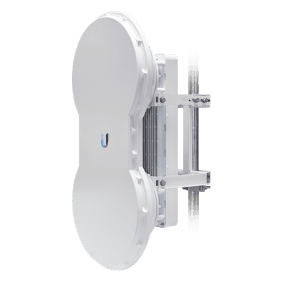Radio de Backhaul de alta capacidad full duplex, tecnología airFiber hasta 1.2 Gbps, 5 GHz (5470 - 5950 MHz) con antena integrada de 23 dBi