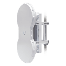 Radio de Backhaul de alta capacidad full duplex, tecnología airFiber hasta 1.2 Gbps, 5 GHz (5470 - 5950 MHz) con antena integrada de 23 dBi