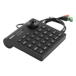 Mini Teclado controlador PTZ con pantalla LCD y joystick altamente resistente