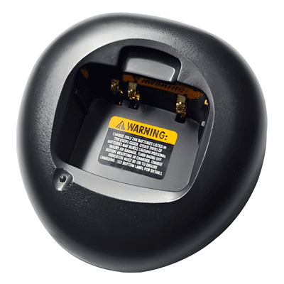Cargador Rápido para Radio / Detección Automática de Batería / Indicador LED Multicolor / Policarbonato de Alta Resistencia / Compatible con Baterías Originales y Genéricas