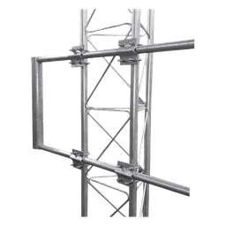 Brazo Uso Rudo para Torre STZ Galvanizado por Inmersión en Caliente de 170 x 60 cm Tubo 2" Ced 30.