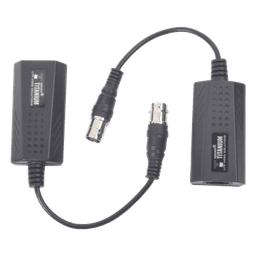 Kit EXTENSOR IP por cable CABLE COAXIAL para distancias de HASTA 200 m / REUTILIZA EL CABLEADO EXISTENTE PARA CONECTAR CÁMARAS IP / No Requiere Energía / Transmisión en Tiempo Real / Protección Contra Sobretensiones Incorporada