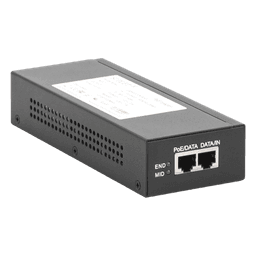 Inyector Super Hi-PoE / 56 Vcc / 60 Watts / Para Domos HIKVISION PTZ / IP (-AE / DE) / Soporta 802.3 af / at / Para Aplicaciones de CCTV